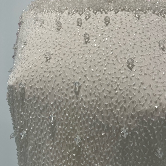 Vintage Jenny Packman gown. Preowned . With stains. No size. Fits 4 - Picture 4 of 14